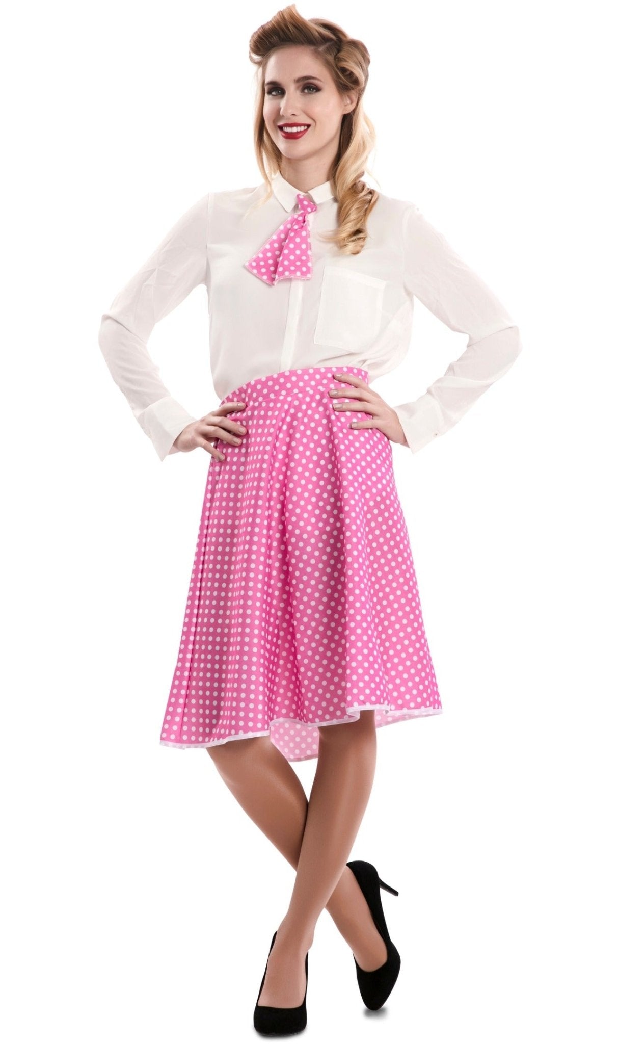 Set de Anos 50 Fúchsia