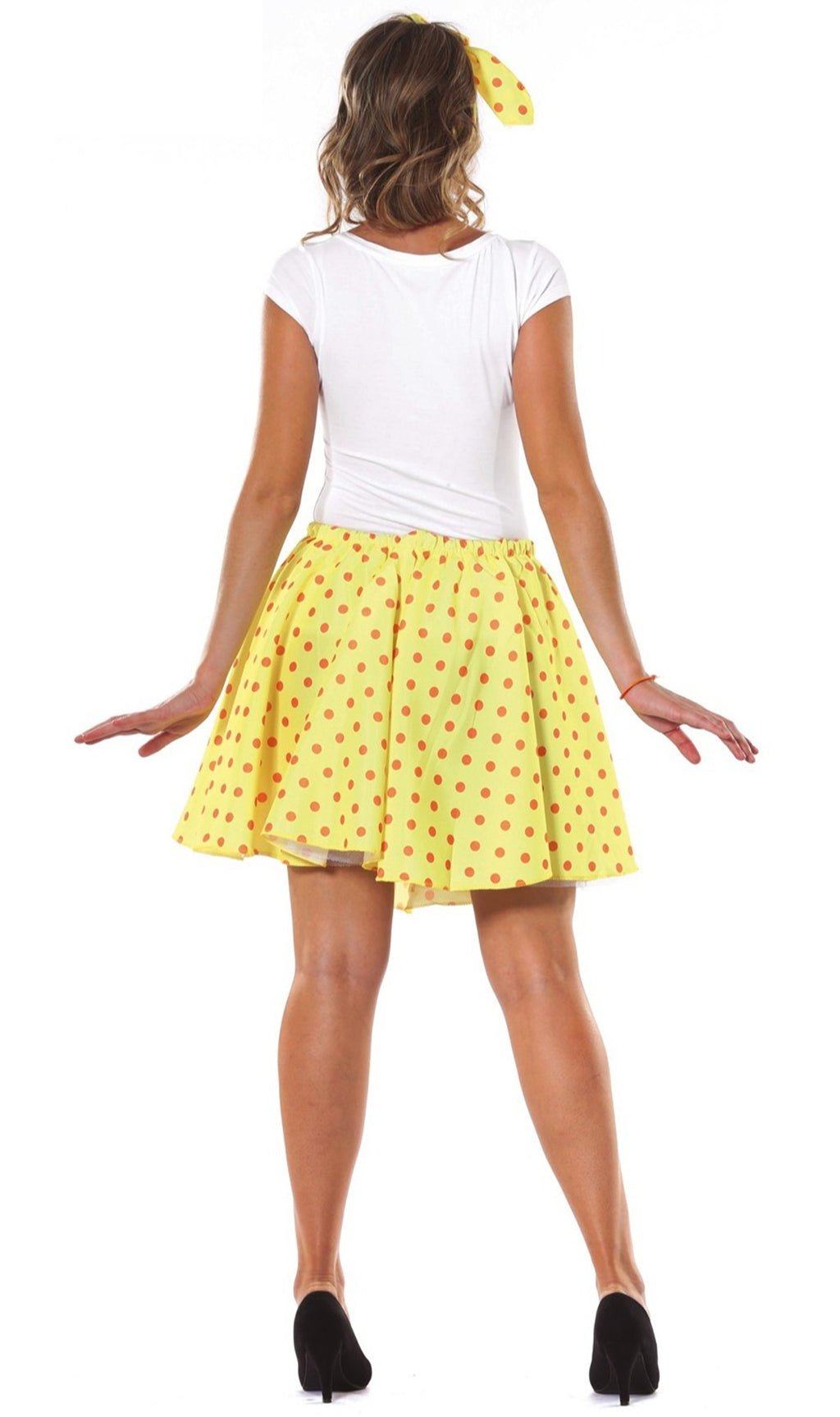 Set de Bolinhas Amarelas dos Anos 50