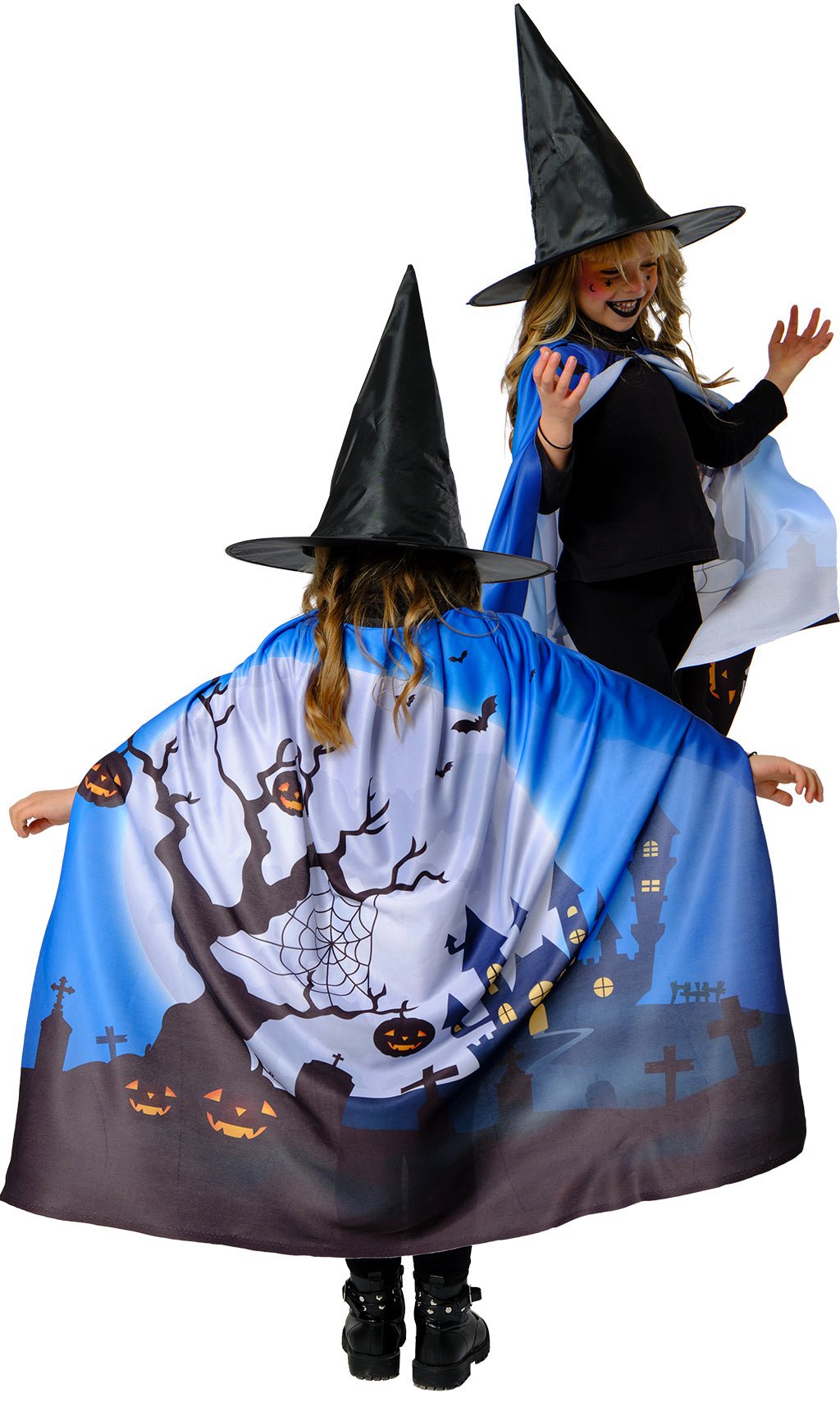 Conjunto de Bruxa Assombrada infantil