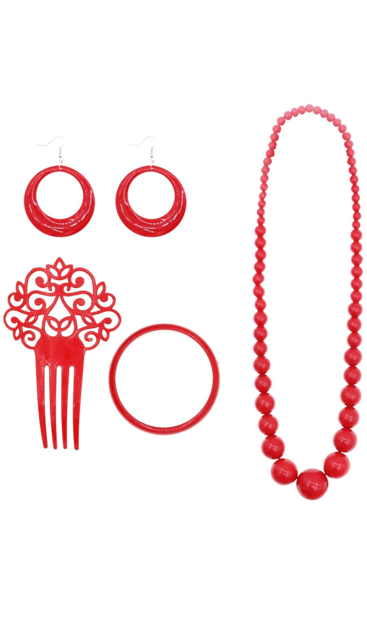 Set de Flamenco Vermelho