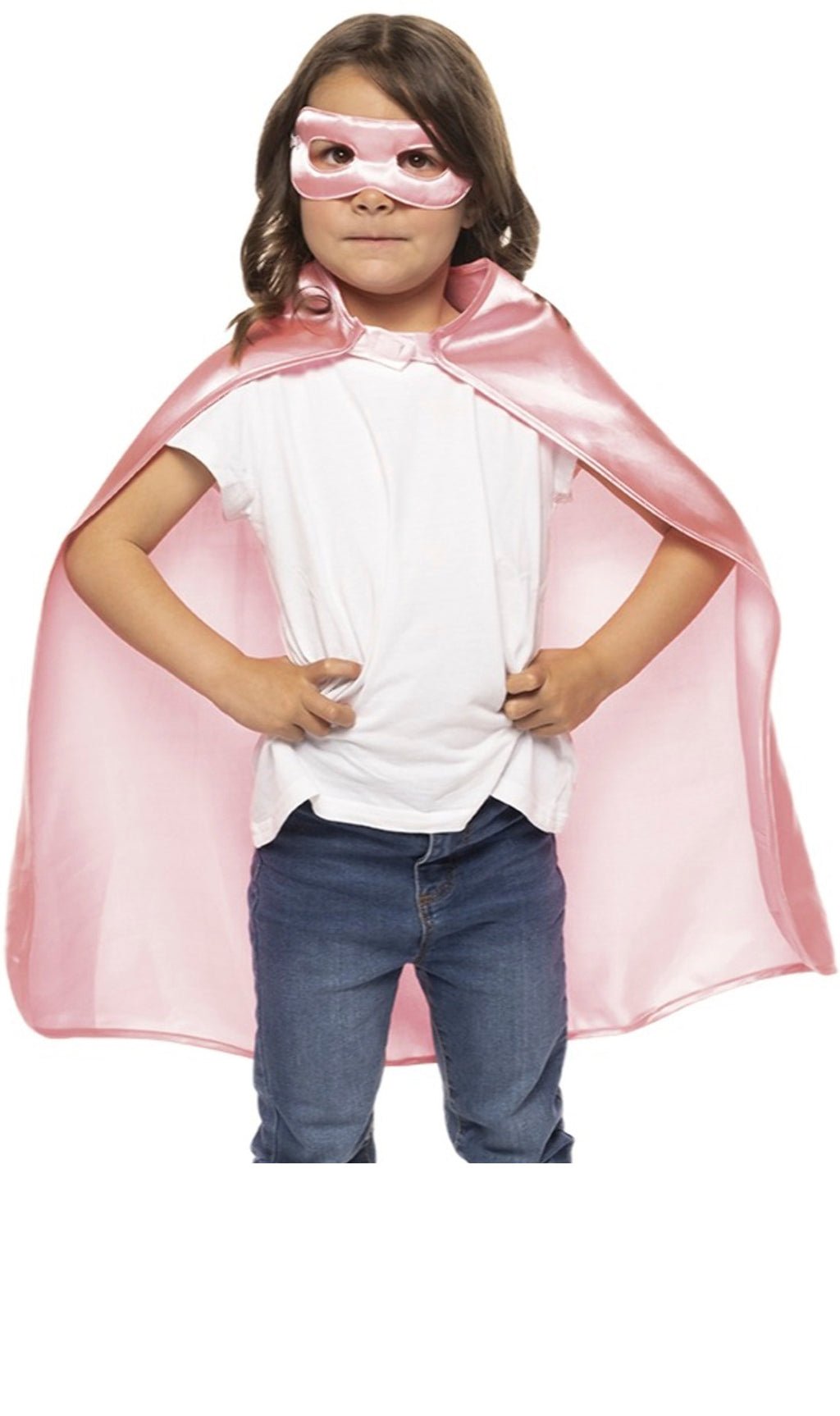 Set de Super-Herói Rosa para crianças