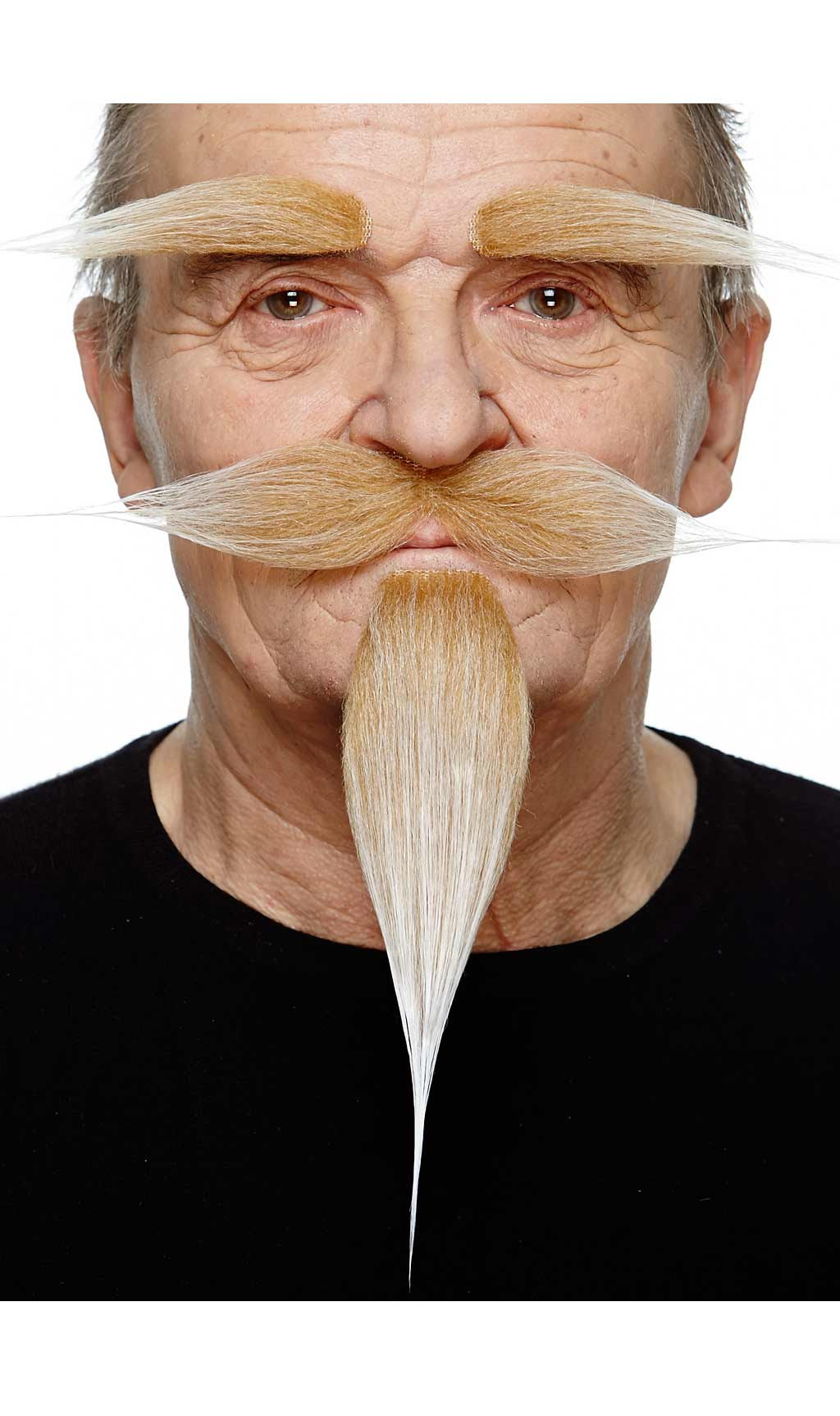 Set Profissional Louro com Cabelos Brancos 035-LC