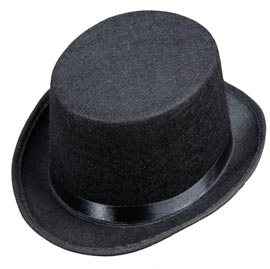 Cartola Negra de Feltro infantil