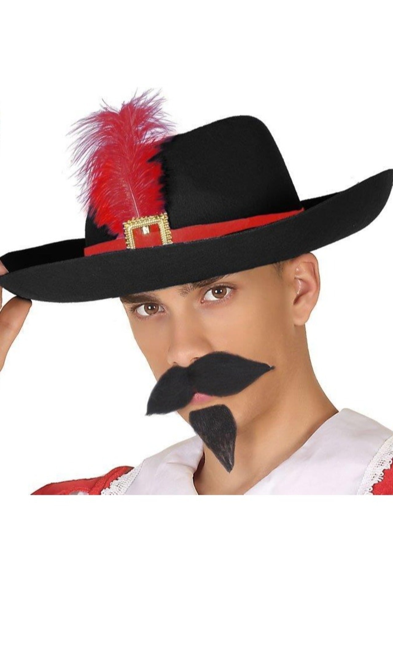 Chapéu de Mosqueteiro com Pluma