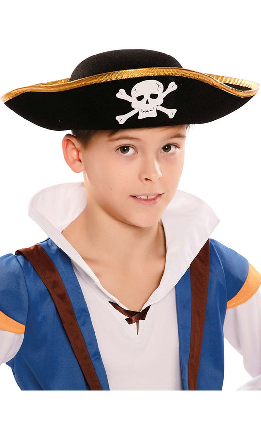 Chapéu de Pirata Caveira para criança