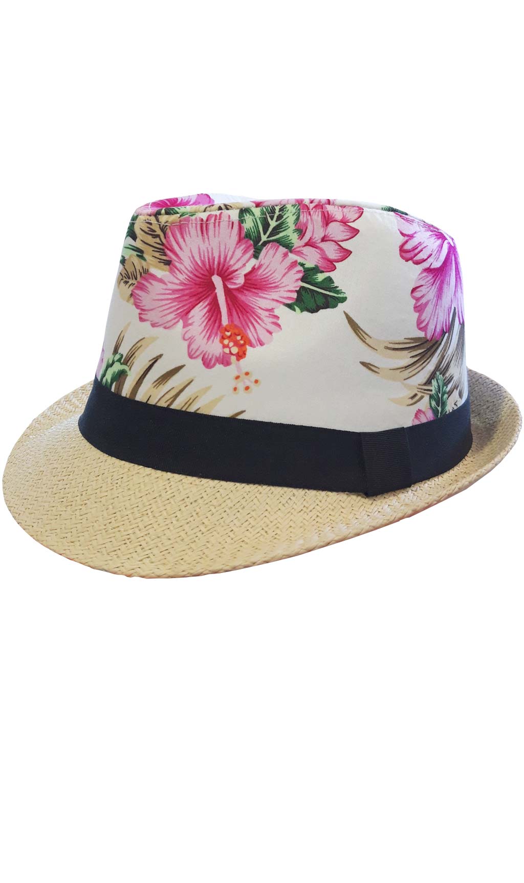 Chapéu Havaiano de Flores com Rosas