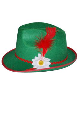 Chapéu de Tirol com Pluma
