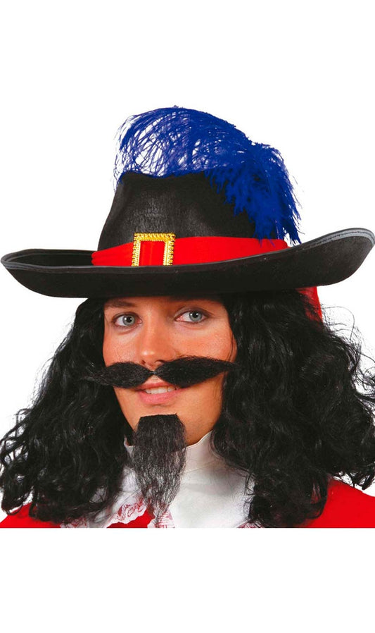 Chapéu Preto de Mosqueteiro