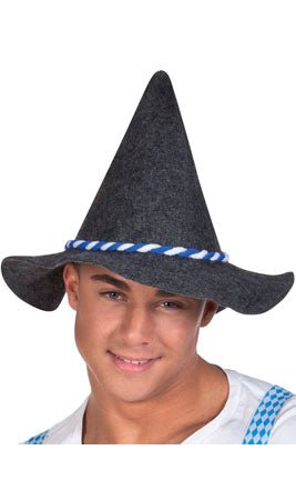 Chapéu de Tirolês Cinza Eco