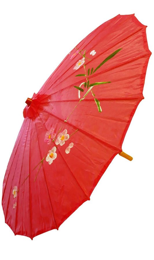 Sombrinha de Gueixa Vermelha