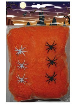 Teia de aranha 100 g Laranja