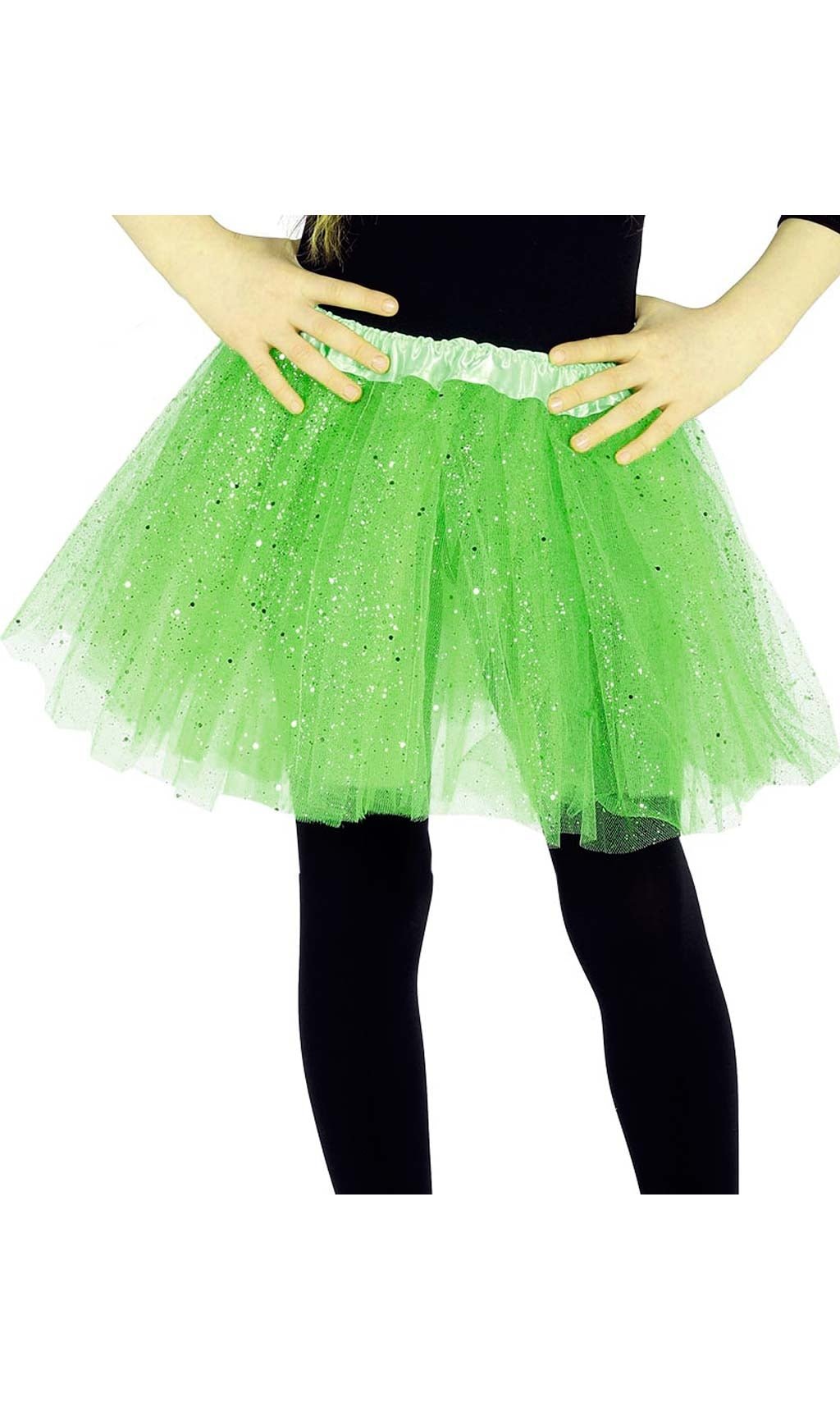 Tutu Verde Brilhante para criança