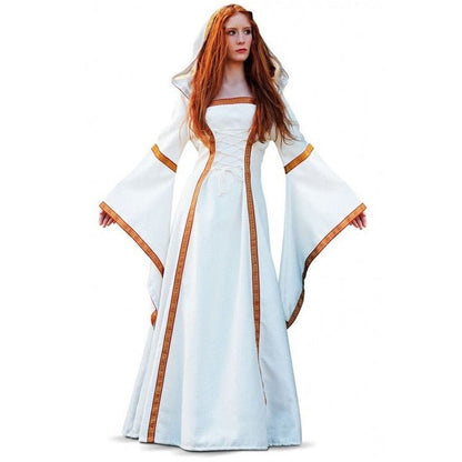 Fato de Princesa Medieval Azália para senhora