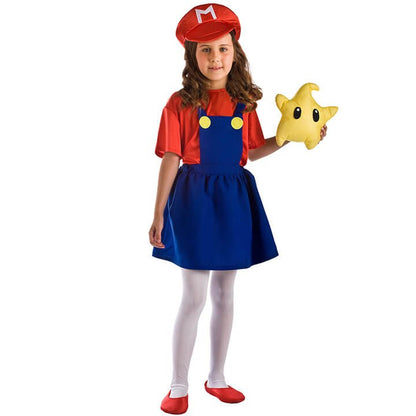 Fato de Super Mario Cap para menina