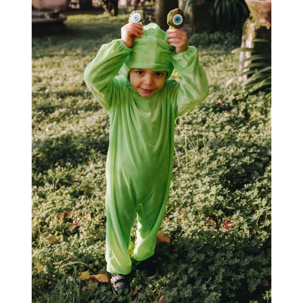 Fato de Caracol verde infantil