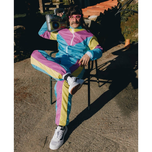 Fato de Treino dos Anos 80 Azul para homem