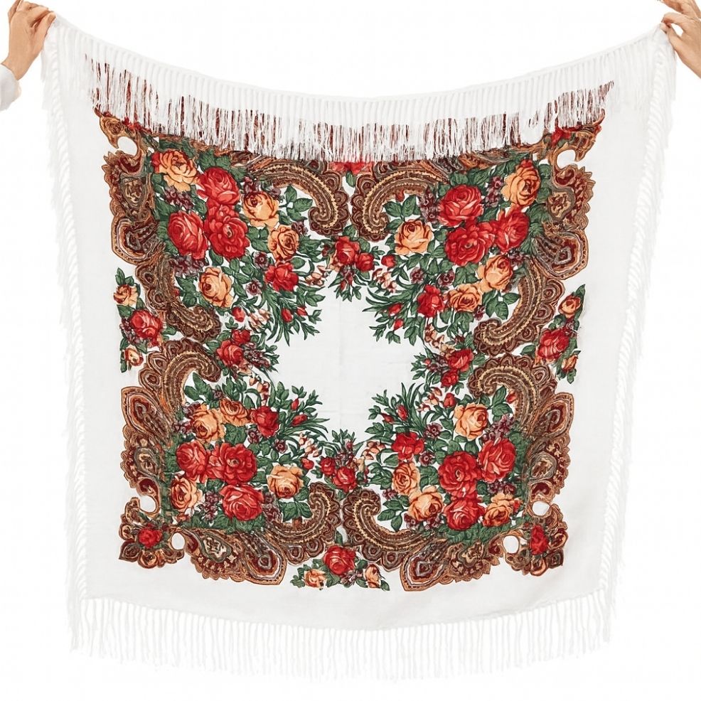 Xale Tradicional Branco