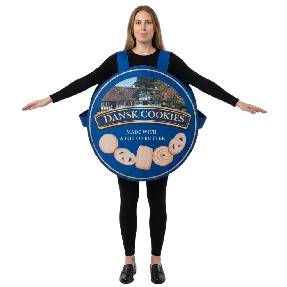 Fato de Lata de Bolachas Costureiro para adulto