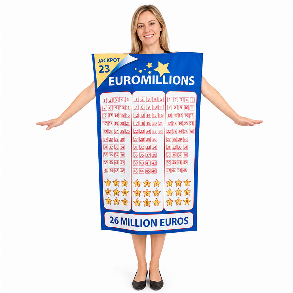 Fato de Euromillón para adulto