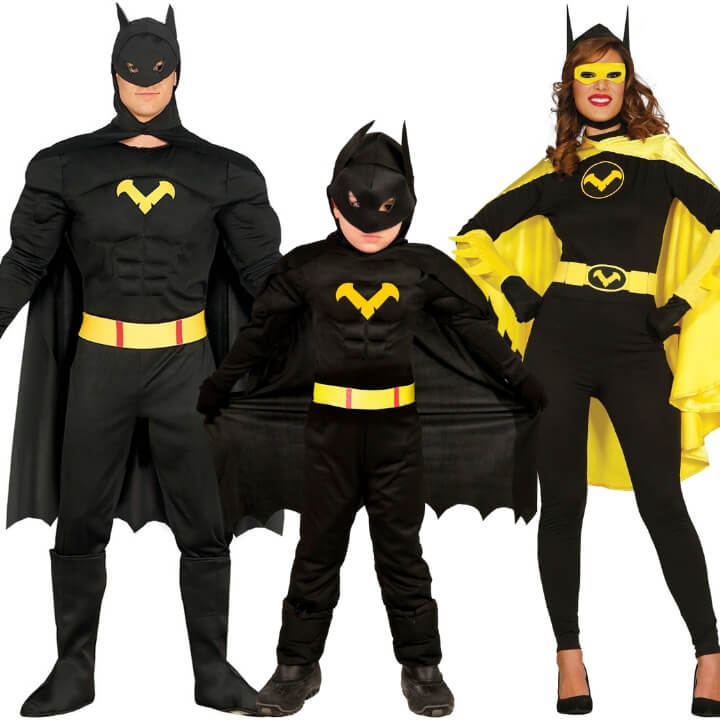 Fatos de Grupo do Batman e da Batgirl