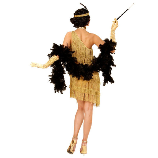 Fato de Charleston Dourado para senhora