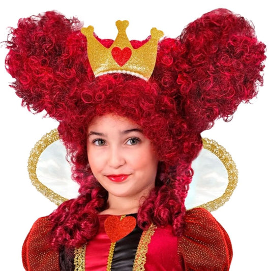 Peluca de Rainha de Copas Borgonha