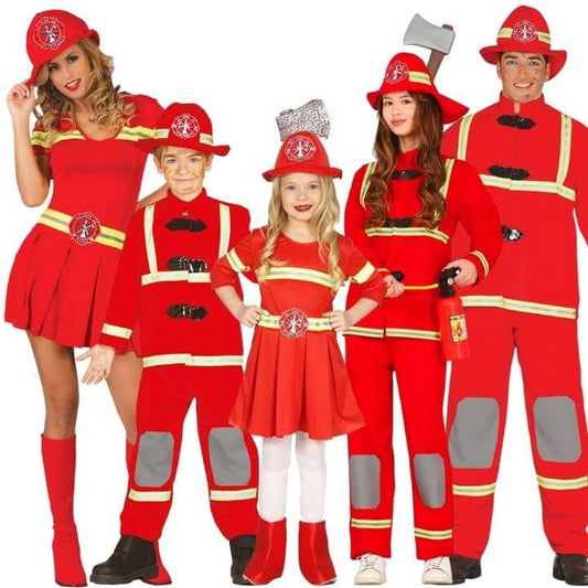 Fatos de grupo de Bombeiros Vermelhos