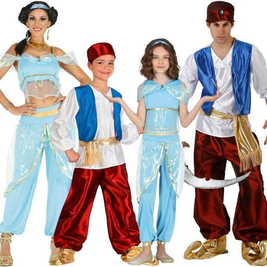Fatos de grupo de Aladdin y Jasmine