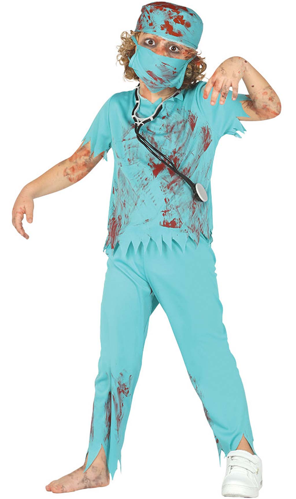 Fatos de grupo de Médicos e Enfermeiros Zombies