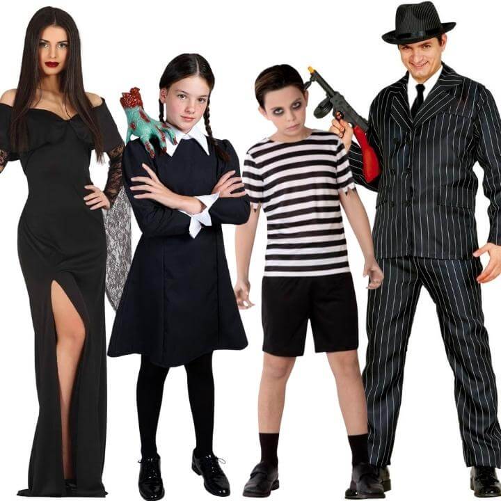 Fatos de grupo de Família Addams Deluxe