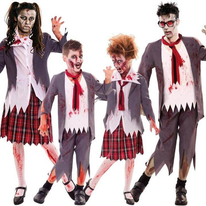 Fatos de grupo de Estudantes Zombie