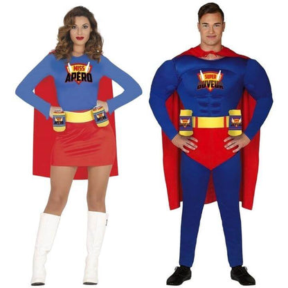 Fatos de casal de Super-heróis Beer