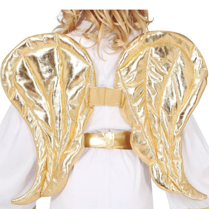 Asas de anjo douradas