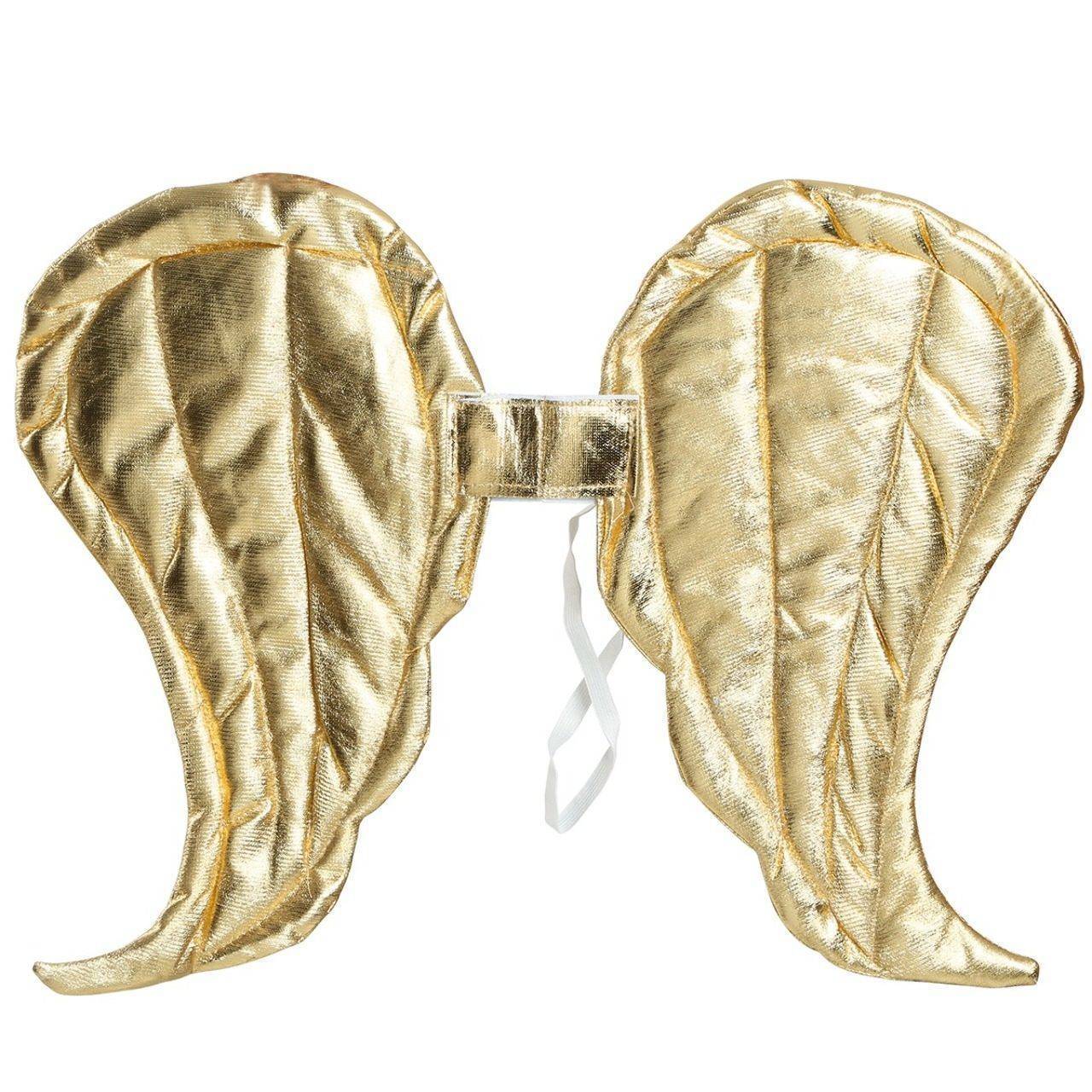 Asas de anjo douradas