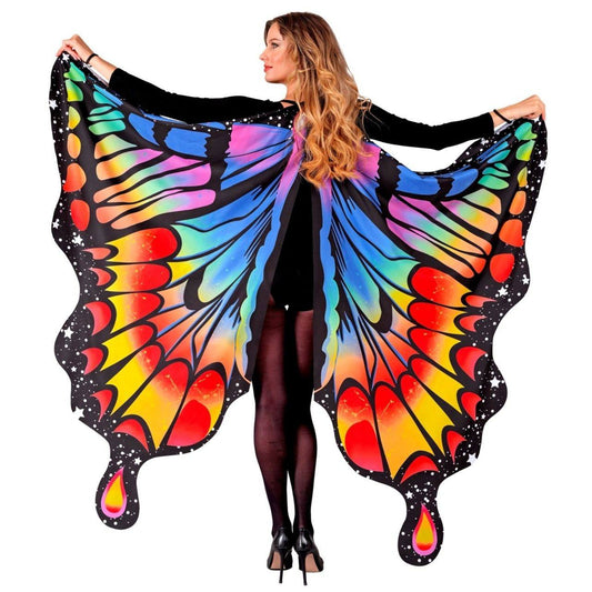 Asas de Borboleta Arco-Íris Grandes