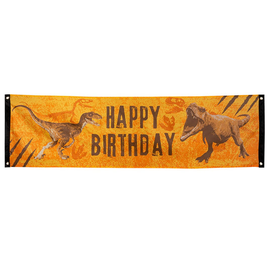 Bandeira do Dinossauro Rex de Aniversário