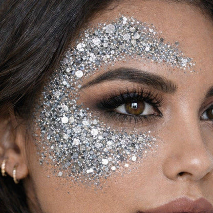 Barra de Maquilhagem Glitter Purpurina Prata