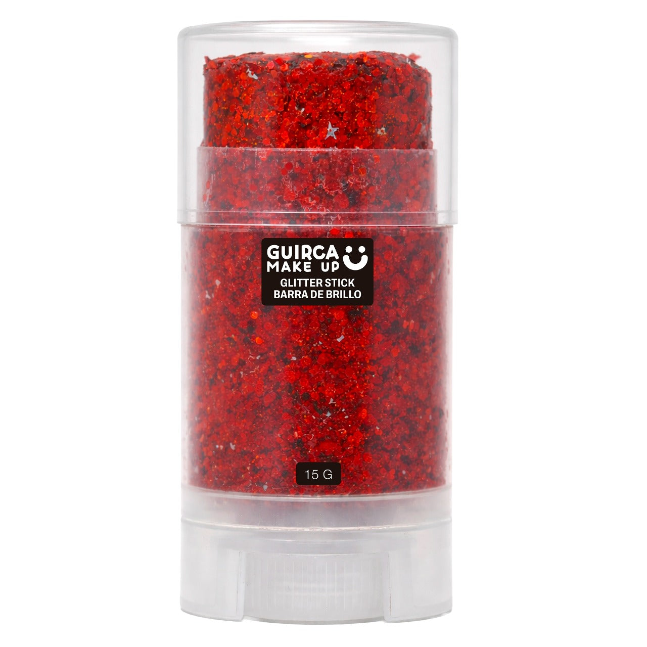 Barra de Maquilhagem Glitter Purpurina Vermelho