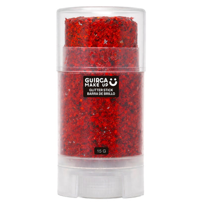 Barra de Maquilhagem Glitter Purpurina Vermelho