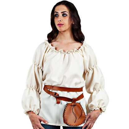 Blusa Medieval Bege Sancha