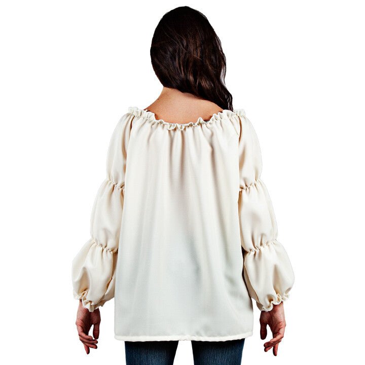 Blusa Medieval Bege Sancha