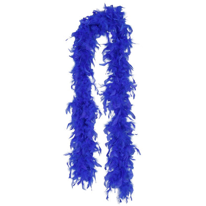 Boa de Plumas Azul 80g