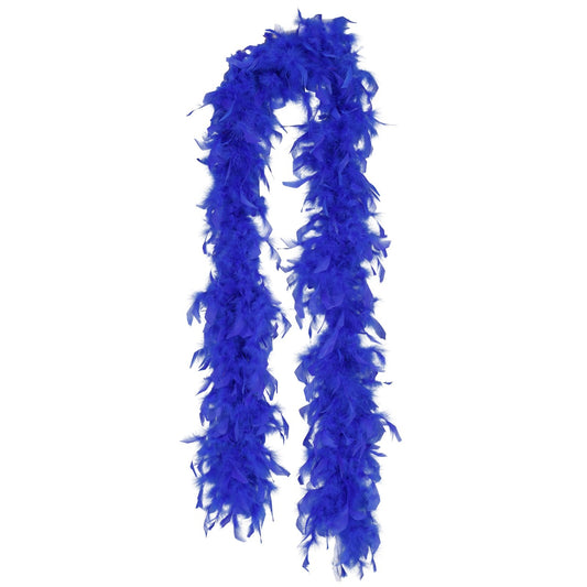 Boa de Plumas Azul 80g