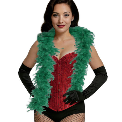 Boa de Plumas Verde 80g