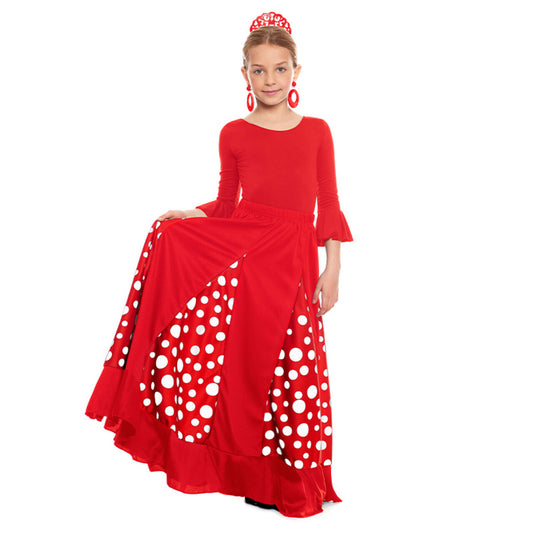 Body Flamenco Vermelho para criança