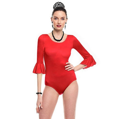 Body Flamenco Vermelho para mulher