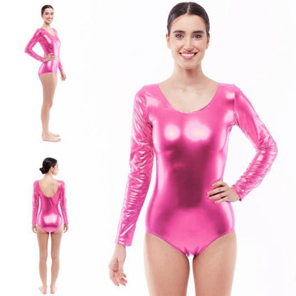 Macacão Rosa Metalizado