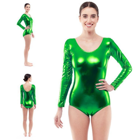 Macacão Verde Metalizado