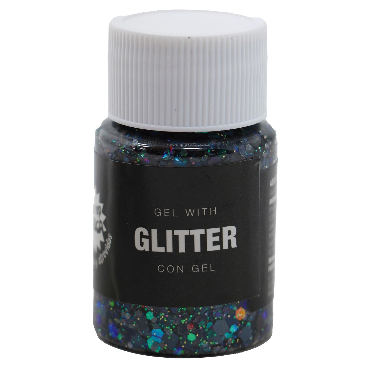 Frasco de Glitter em Gel Azul