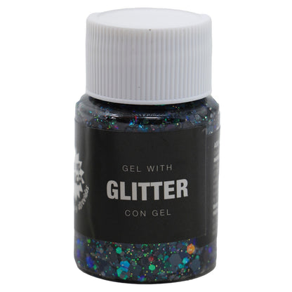 Frasco de Glitter em Gel Azul
